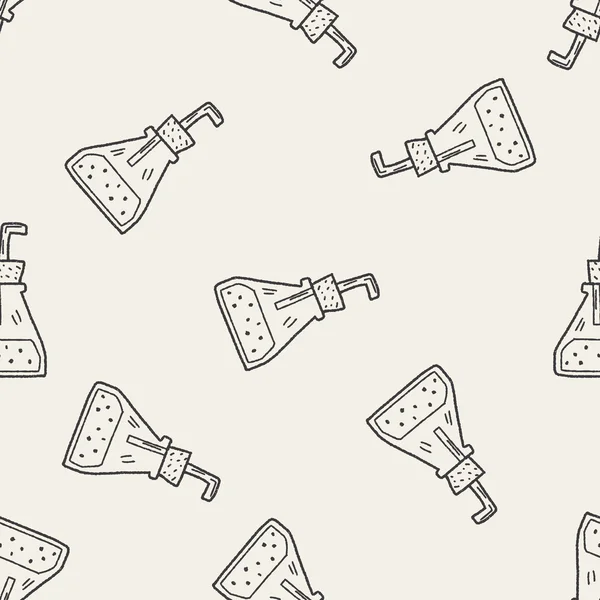 Doodle teste tubo sem costura de fundo —  Vetores de Stock