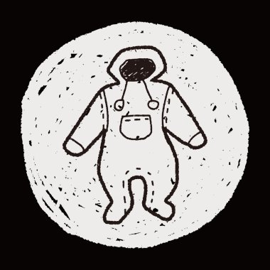 Bebek giysileri doodle