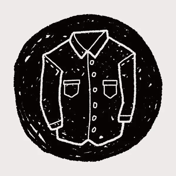 Doodle camisa —  Vetores de Stock