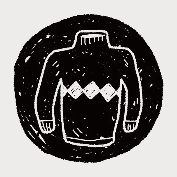 Suéter de garabato — Vector de stock