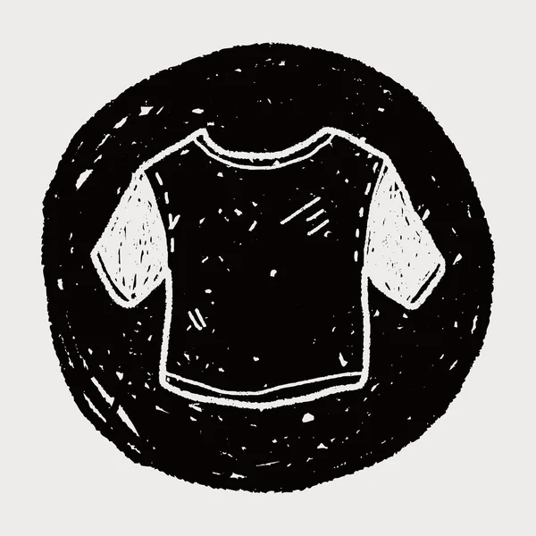 T-shirt doodle — Vetor de Stock