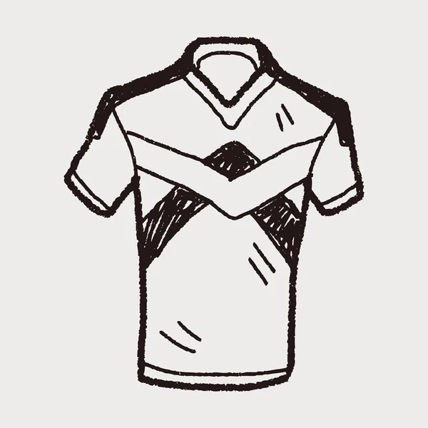 T-shirt doodle — Vetor de Stock