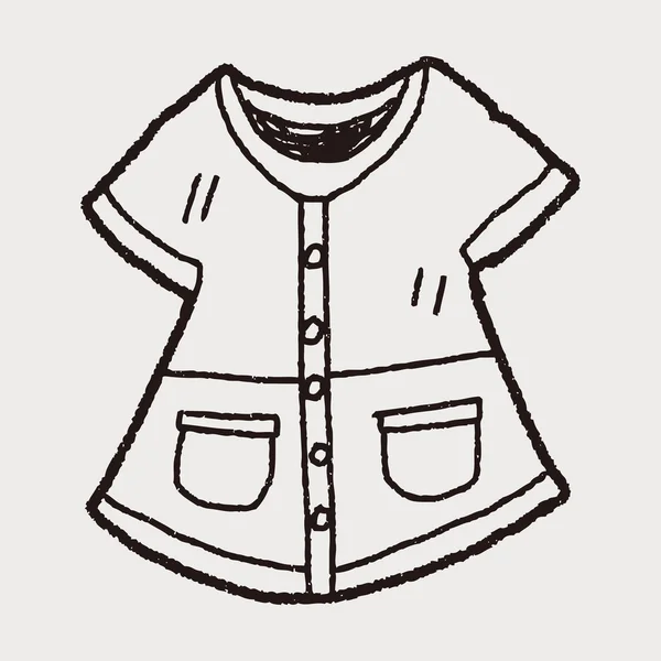 Blouse doodle — Image vectorielle