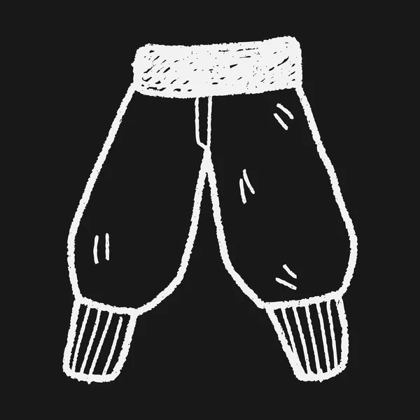 Pantolon doodle — Stok Vektör