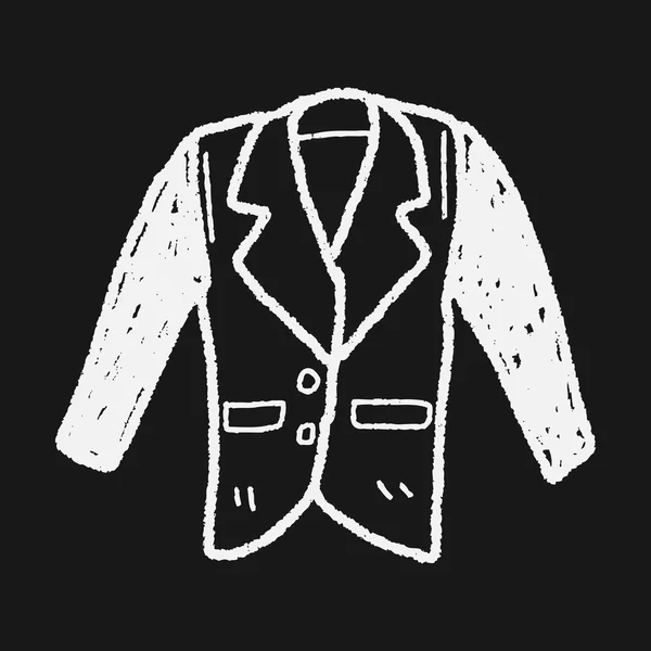 Traje de garabato — Vector de stock