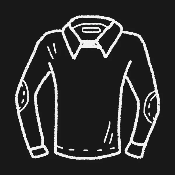 Polo camisa doodle — Archivo Imágenes Vectoriales