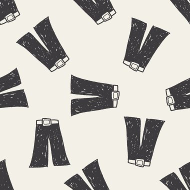 kot doodle Dikişsiz desen arka plan