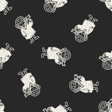 avukat yargıç doodle Dikişsiz desen arka plan