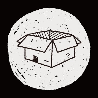 Aç kutusuna teslim doodle