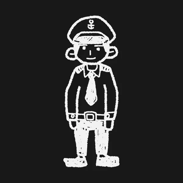 Doodle police — Image vectorielle