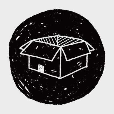 Aç kutusuna teslim doodle