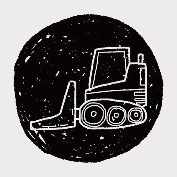 Doodle de caminhão —  Vetores de Stock