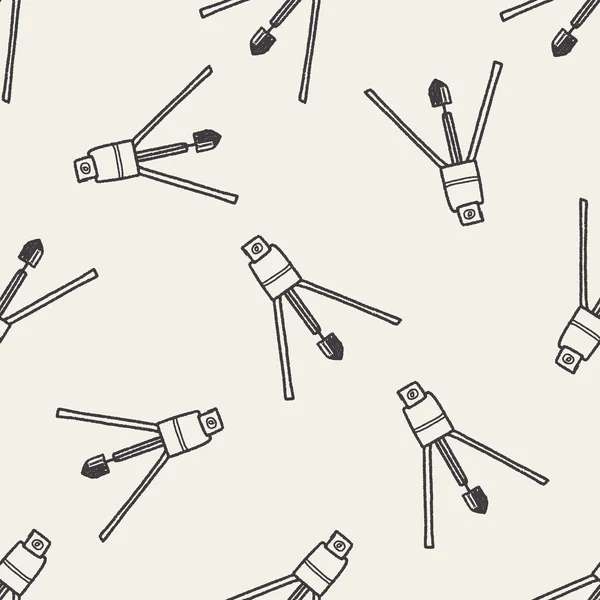 Κατασκευή κάθετη εργαλείο doodle χωρίς ραφή πρότυπο υπόβαθρο — Διανυσματικό Αρχείο