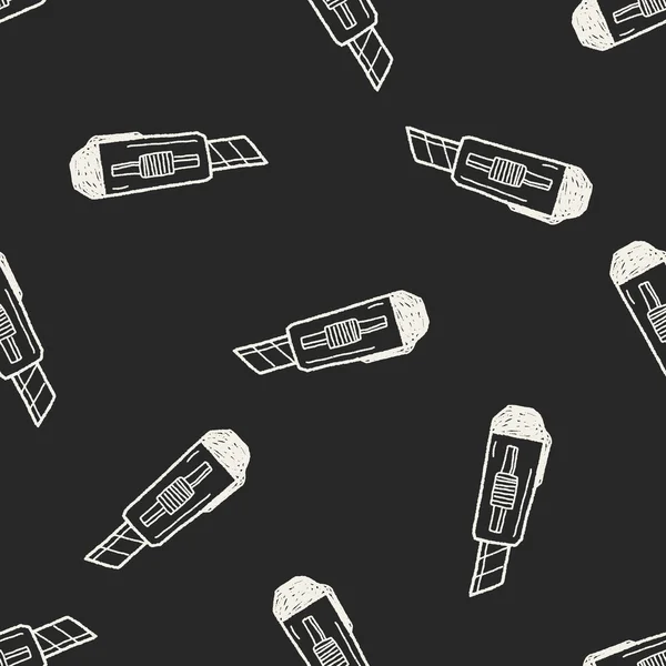 bıçak doodle Dikişsiz desen arka plan