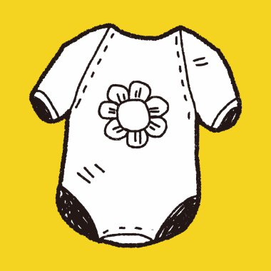Bebek giysileri doodle