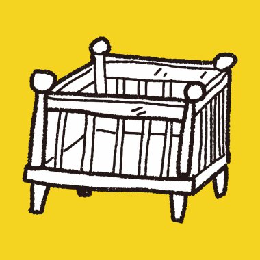 Bebek yatak doodle