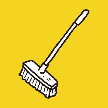 temiz fırça doodle