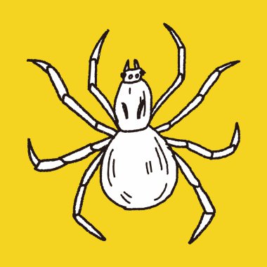 örümcek doodle