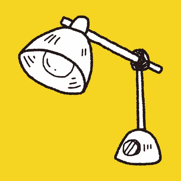 Lampe doodle — Image vectorielle