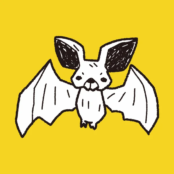 Bat doodle — Stock vektor