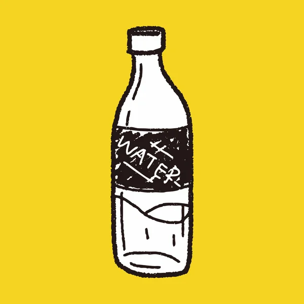 Esporte água bebida doodle —  Vetores de Stock
