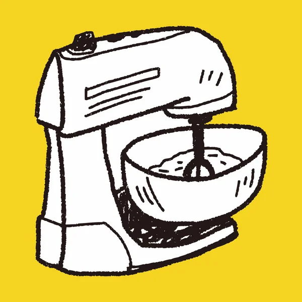 搅拌机涂鸦 — 图库矢量图片