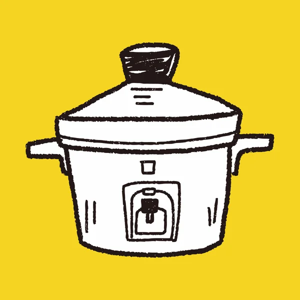 Κουζίνα doodle — Διανυσματικό Αρχείο