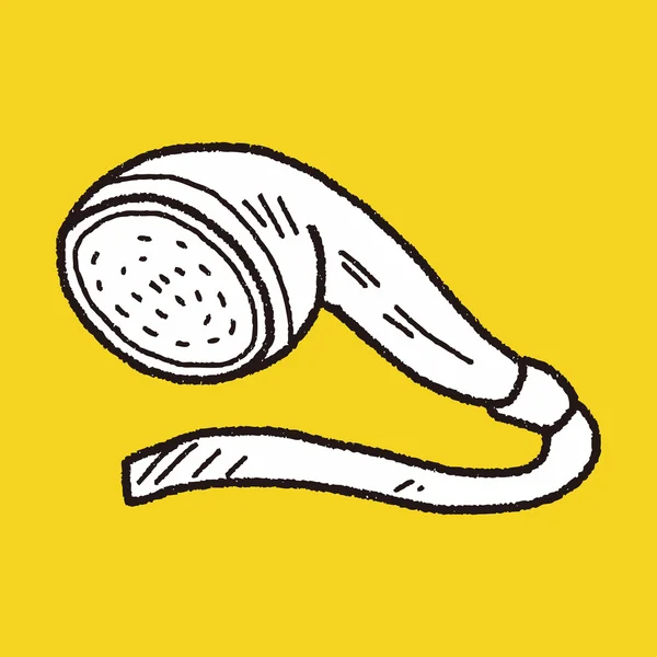 Shoeshead doodle — стоковый вектор