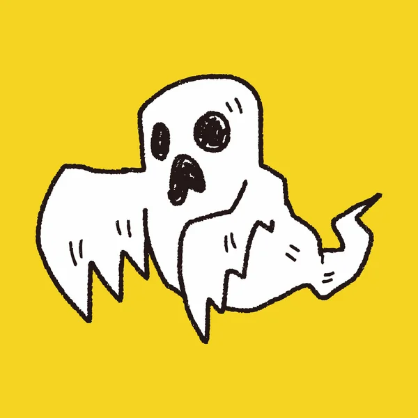 Garabato fantasma — Vector de stock