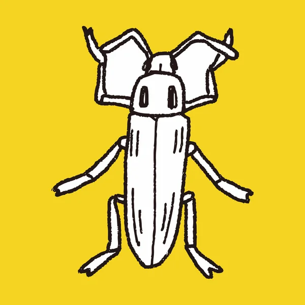 昆虫の落書き — ストックベクタ