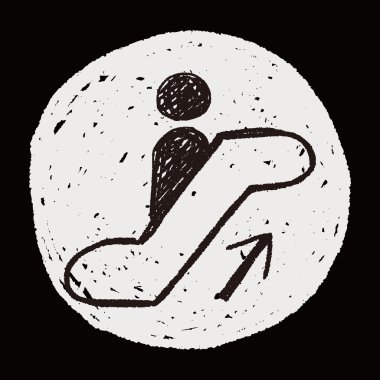 doodle kadar yürüyen merdiven