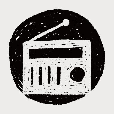 radyo doodle çizim