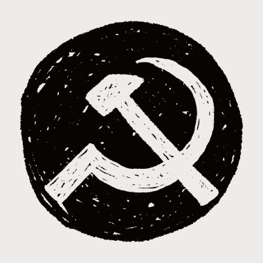 Orak çekiç doodle