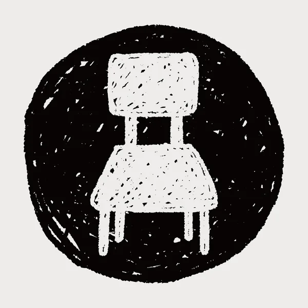 Krzesło bazgroły — Wektor stockowy