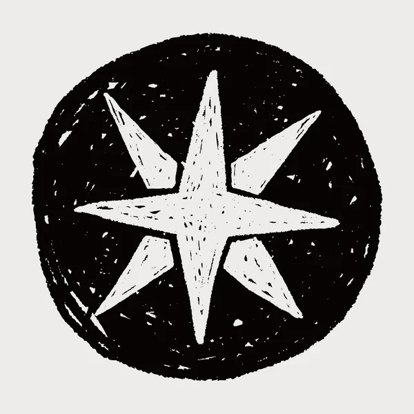 ᐈ Nautical compass star stock vectors, Royalty Free compass star doodle