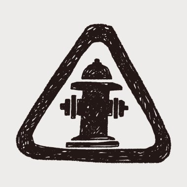 yangın hidrant doodle