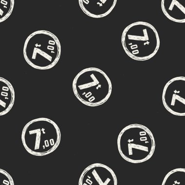 Aks başına maksimum ağırlık. Doodle Dikişsiz desen arka plan