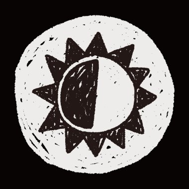 Doodle güneş