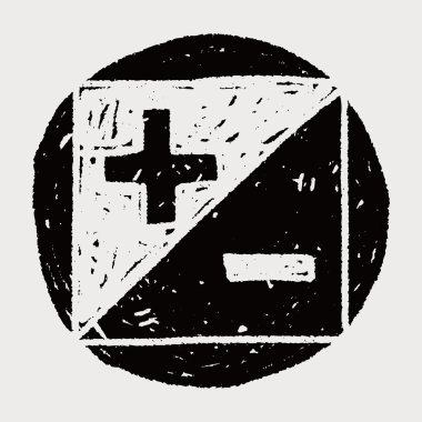 artı ve daha az doodle