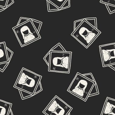 Dikişsiz desen arka planda fotoğraf doodle