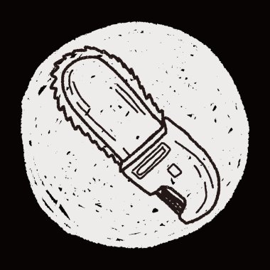 elektrikli testere doodle