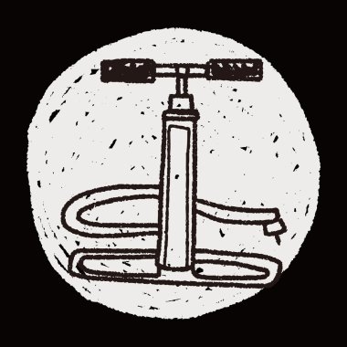 Şişirme aracı doodle