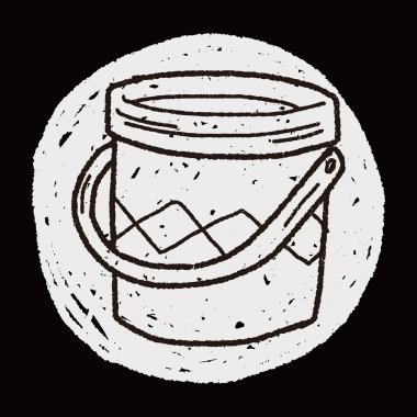 boya kovası doodle