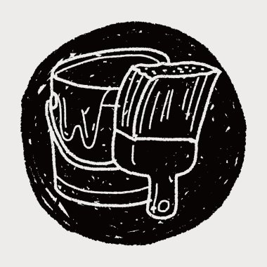 boya fırçası doodle