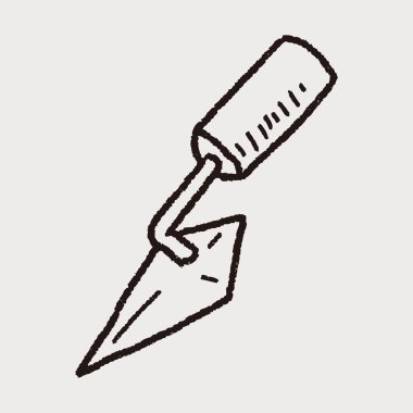 Çimento aracı doodle