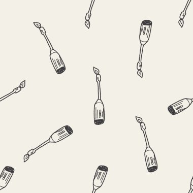 Hafif doodle Dikişsiz desen arka plan