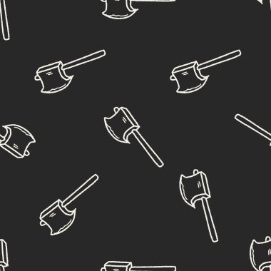 AX doodle Dikişsiz desen arka plan