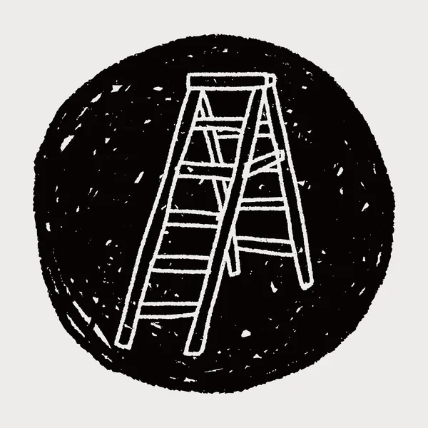 Escada doodle — Vetor de Stock