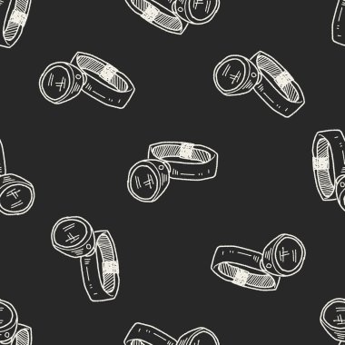 Far doodle Dikişsiz desen arka plan