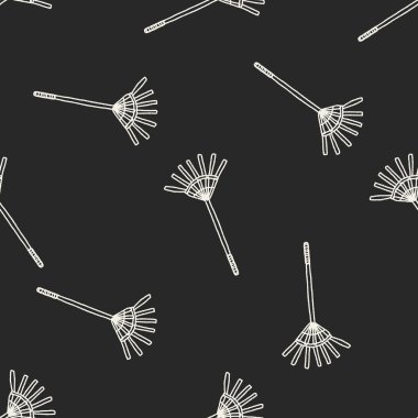 Komisyon doodle Dikişsiz desen arka plan